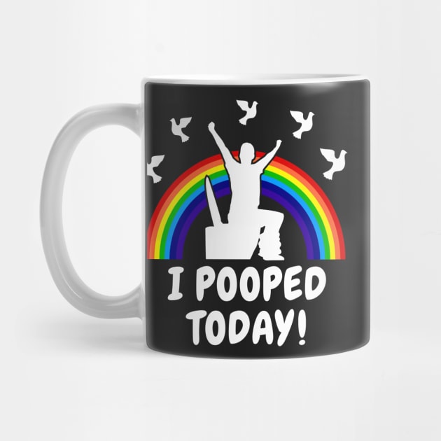 I Pooped Today Epic Rainbow & Doves by BraaiNinja